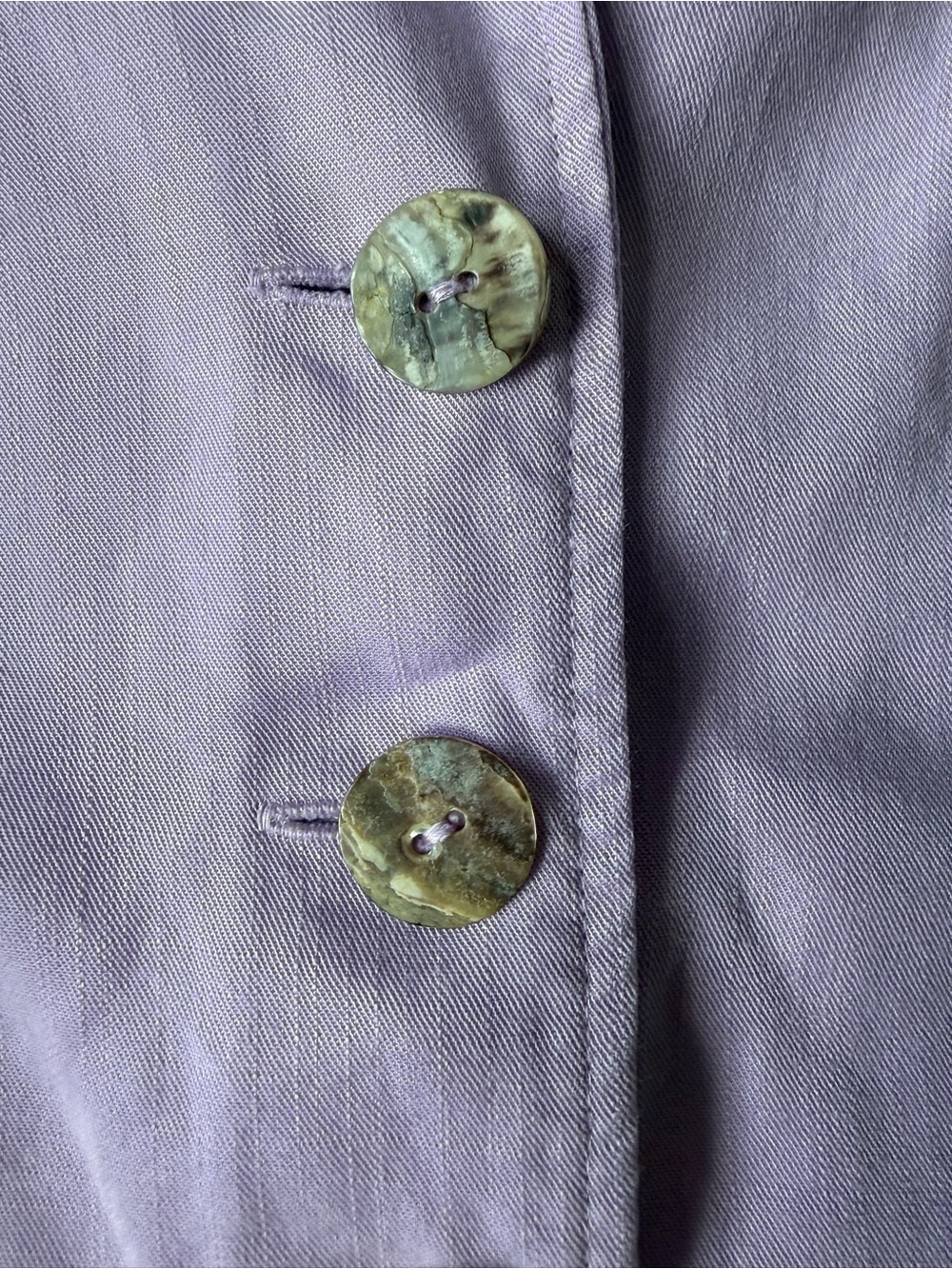 Soft Surroundings- 100% Tencel Lilac Button-Front Utility Tunic Jacket - Picture 3 of 8